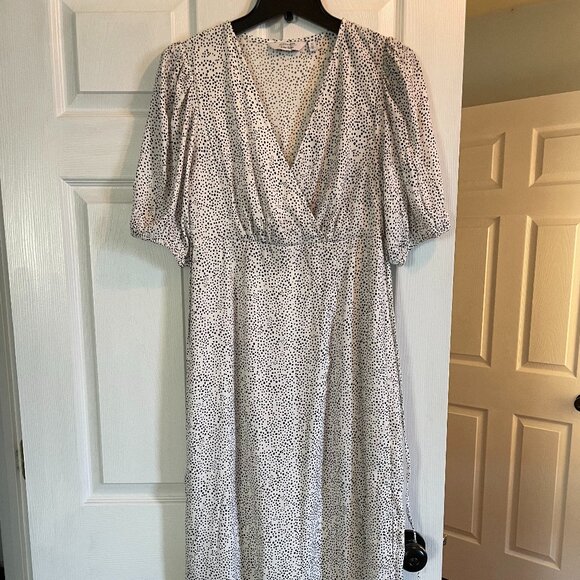 & Other Stories Printed Puff Sleeve Midi Dress - Picture 1 of 5